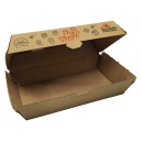 HAMBURGER DUBLU KRAFT KRAFT ONDUL (646) 100 BUC/SET