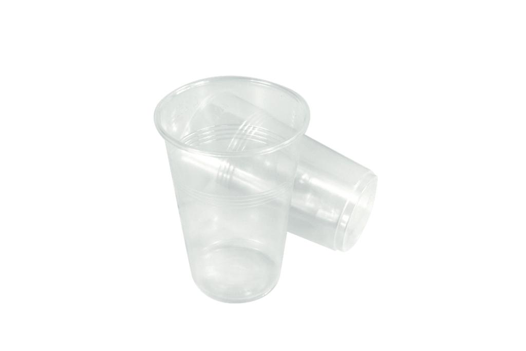 PAHAR PLASTIC 250 ML  50 BUC/SET