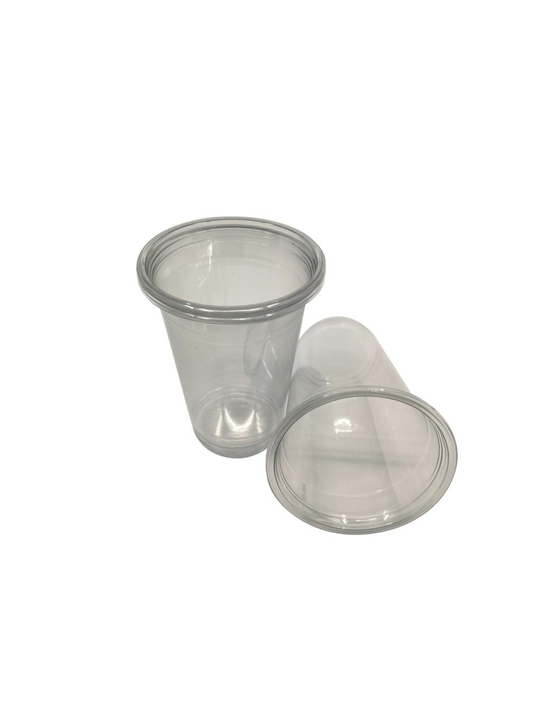 PAHAR PLASTIC 400 ML 50 BUC/SET