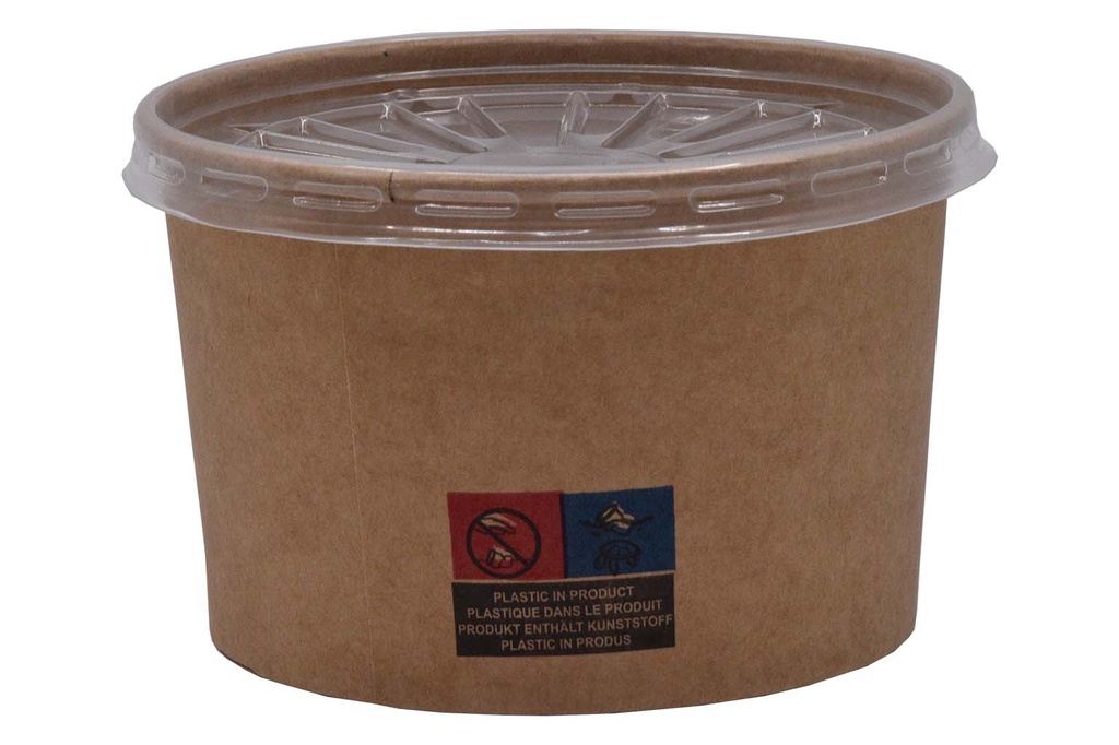 BOL SUPA 16 OZ KRAFT KRAFT + CAPAC (298) 25 BUC/SET