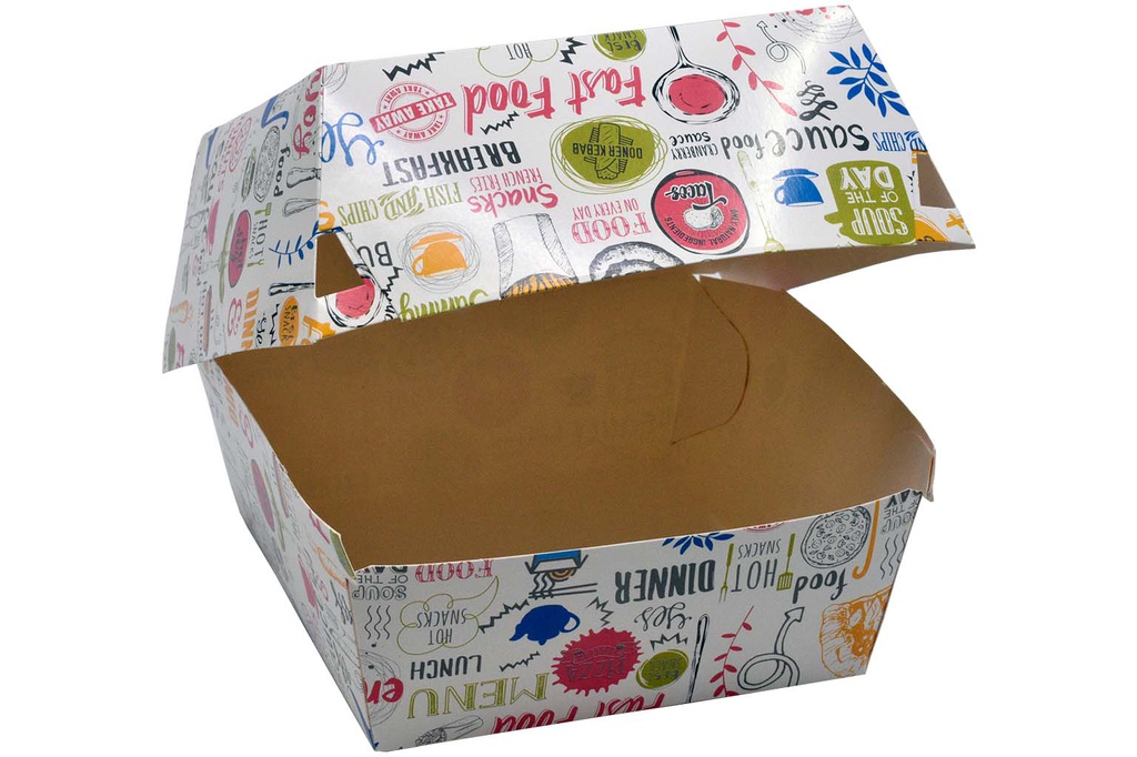 HAMBURGER COLOR BOX MARE (174) 100 BUC/SET