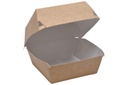 HAMBURGER BOX MEDIU KRAFT (167) 100 BUC/SET