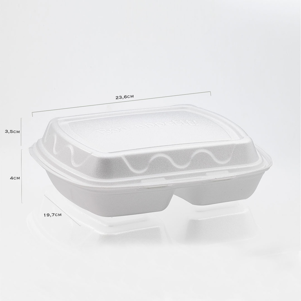CASEROLA PSE 02 - 2 COMPARTIMENTE 100 BUC/SET