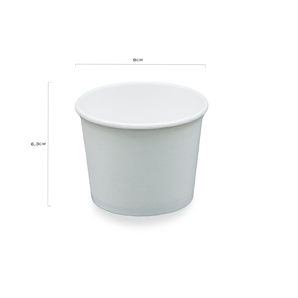 PAHAR CARTON INGHETATA EST 200 CC 50 BUC/SET