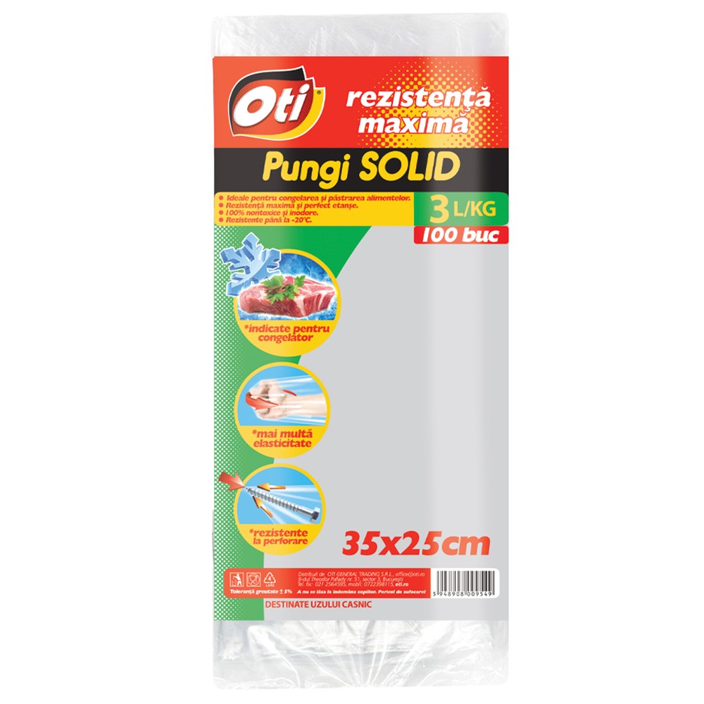OTI PUNGI CONGELATOR 2 KG 100 BUC/SET