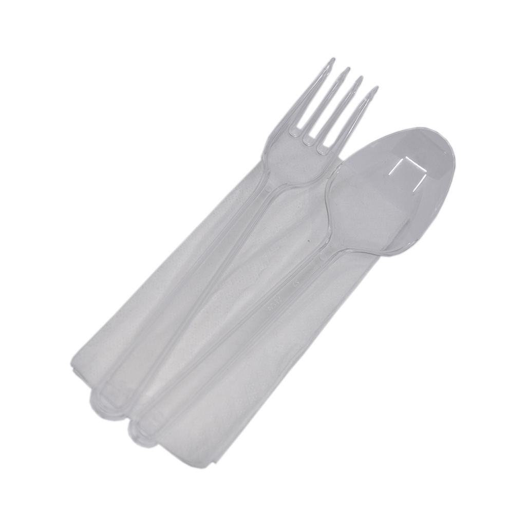 SET F+L+S  TRANSPARENT REUTILIZABIL 100 BUC/SET
