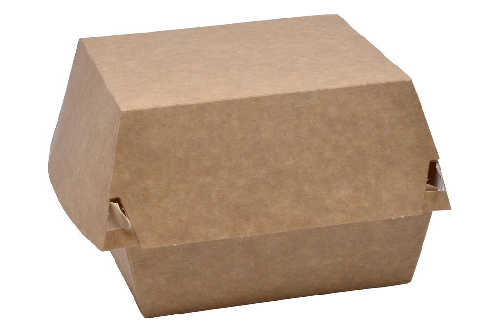 HAMBURGER BOX MEDIU KRAFT (167) 100 BUC/SET