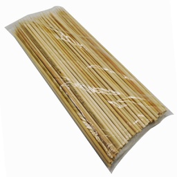 [901004] BETISOARE BAMBUS 100 buc 4 MM /25 CM (frigaruie)