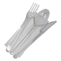 [1402286] SET TRIS REUTILIZABIL TRANSPARENT 100 BUC/SET