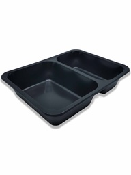 [709269] CASEROLA TERMOSUDABILA NEAGRA 2 COMPART (269-24) 50 BUC/SET