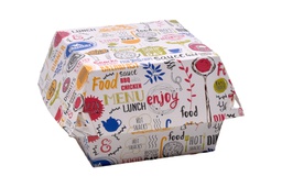 [204170] HAMBURGER BOX MIC COLOR (170) 100 BUC/SET