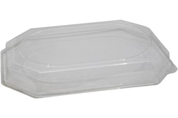 [204184] CAPAC TRANSPARENT PT PLATOU NEGRU OVAL 55 CM (184) 10 BUC/SET